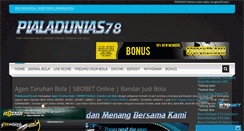 Desktop Screenshot of pialadunias78.com